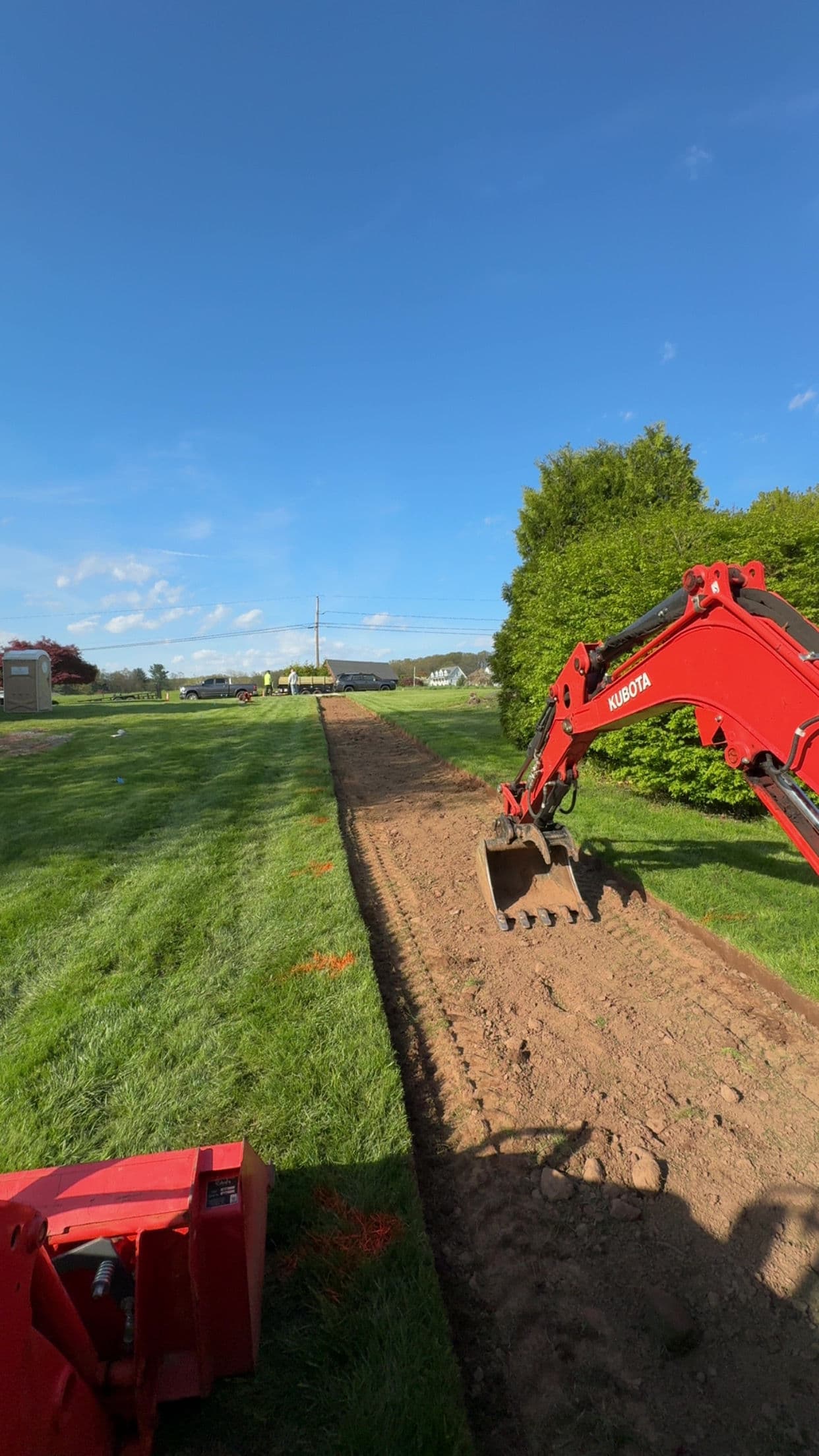 Gallery photos for 26 Thuja Green Giants Planted for Privacy in Ellington CT: Image #4