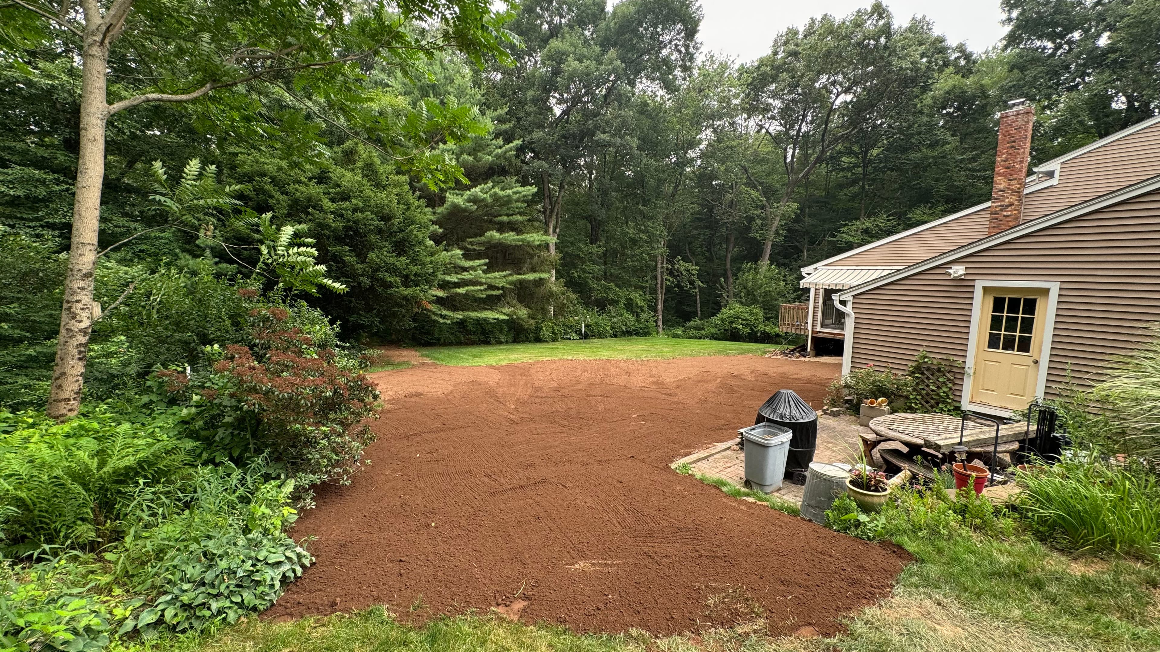 Project Backyard Pool Removal Cleanup and Topsoil Prep for Hydroseeding image
