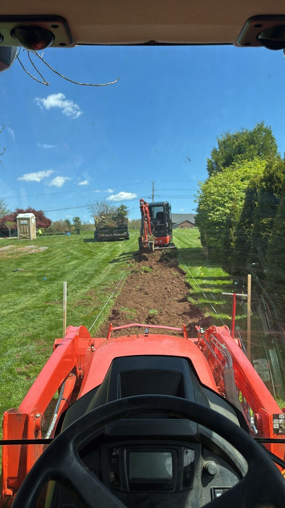 Gallery photos for 26 Thuja Green Giants Planted for Privacy in Ellington CT: Image #6