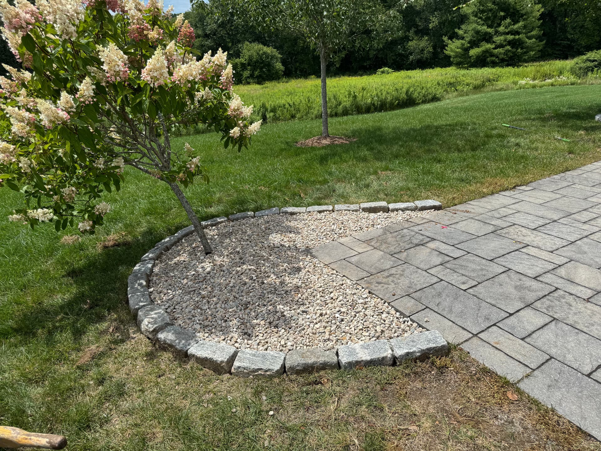 Gallery photos for Stone Bed Reset and Cleanup in Tolland CT: Image #2