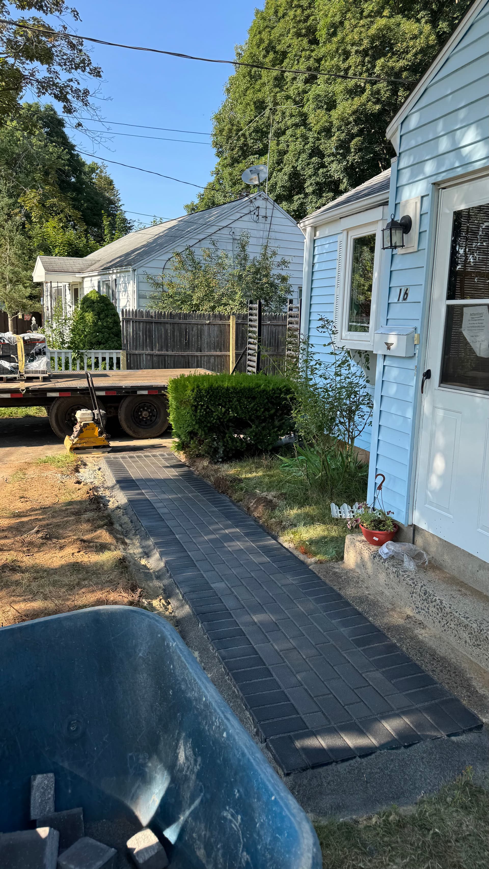 Gallery photos for Paver Walkway Installation with Drainage in East Hartford: Image #3