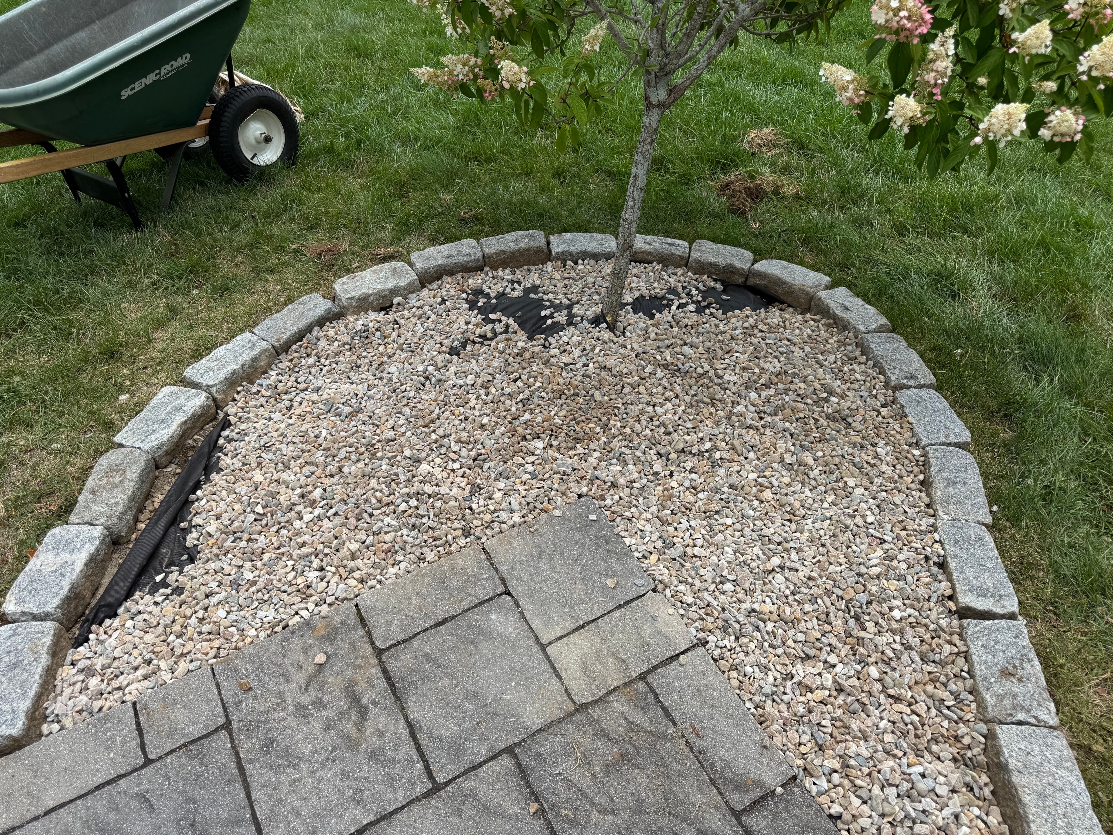 Project Stone Bed Reset and Cleanup in Tolland CT image