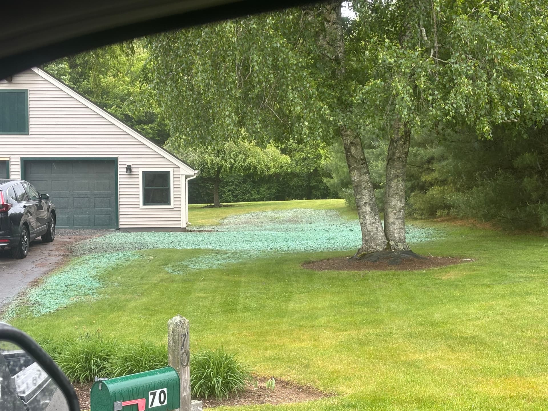 Lawn Restoration After Foundation Work in Tolland CT