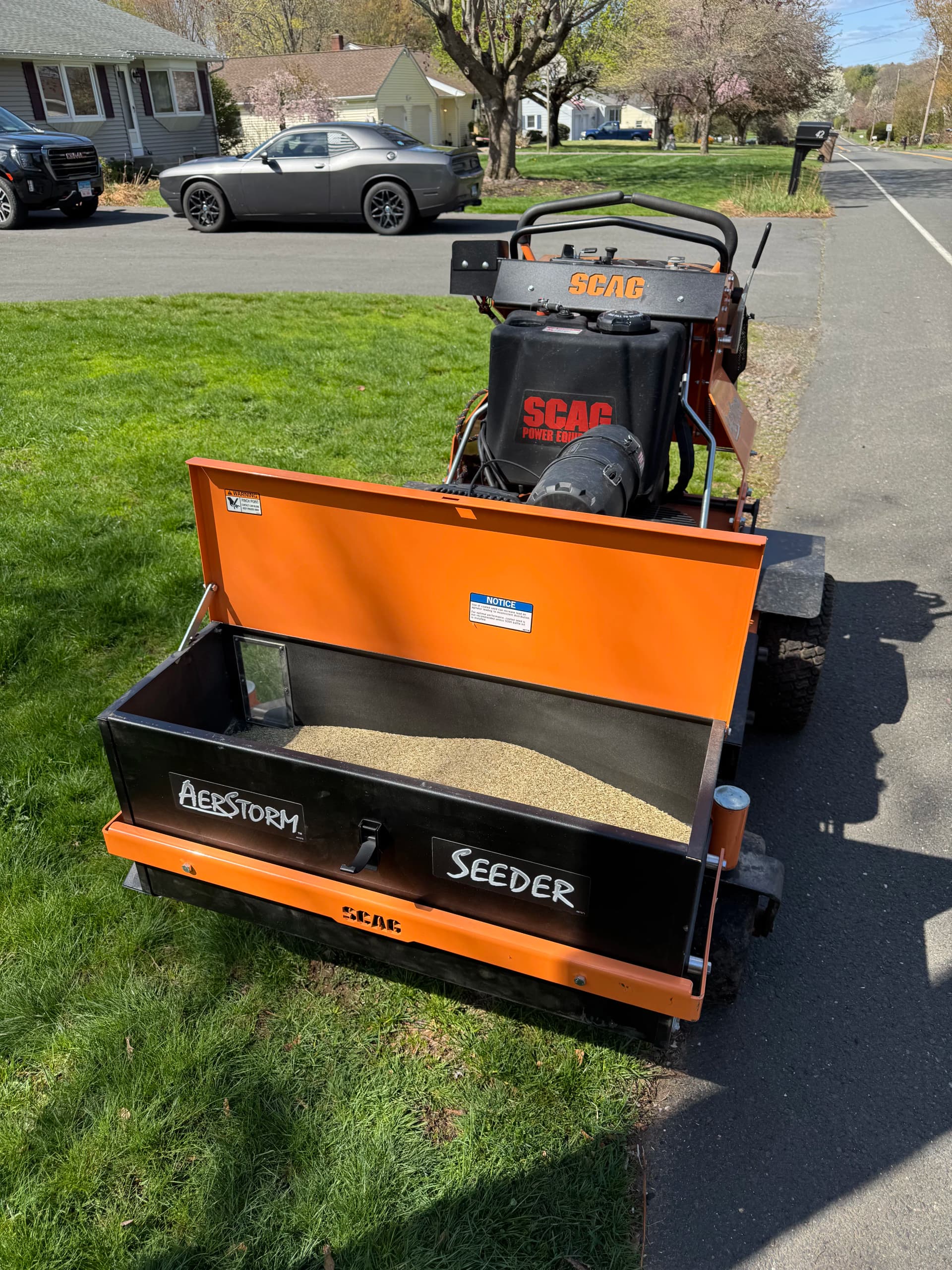 Gallery photos for Fall Core Aeration and Overseeding Spots Are Filling Up Fast: Image #1