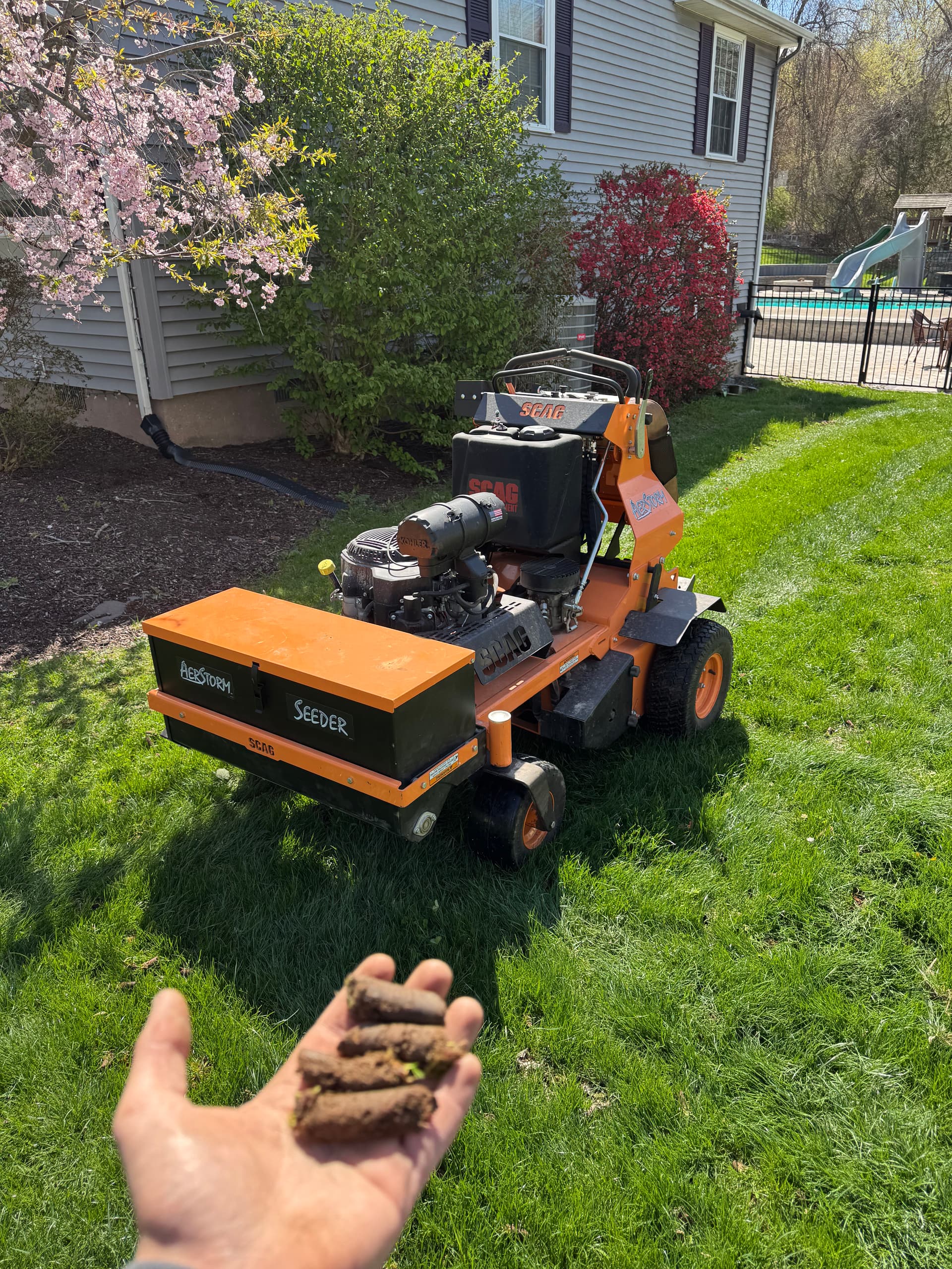 Gallery photos for Core Aeration and Overseeding That Actually Gets Results: Image #1