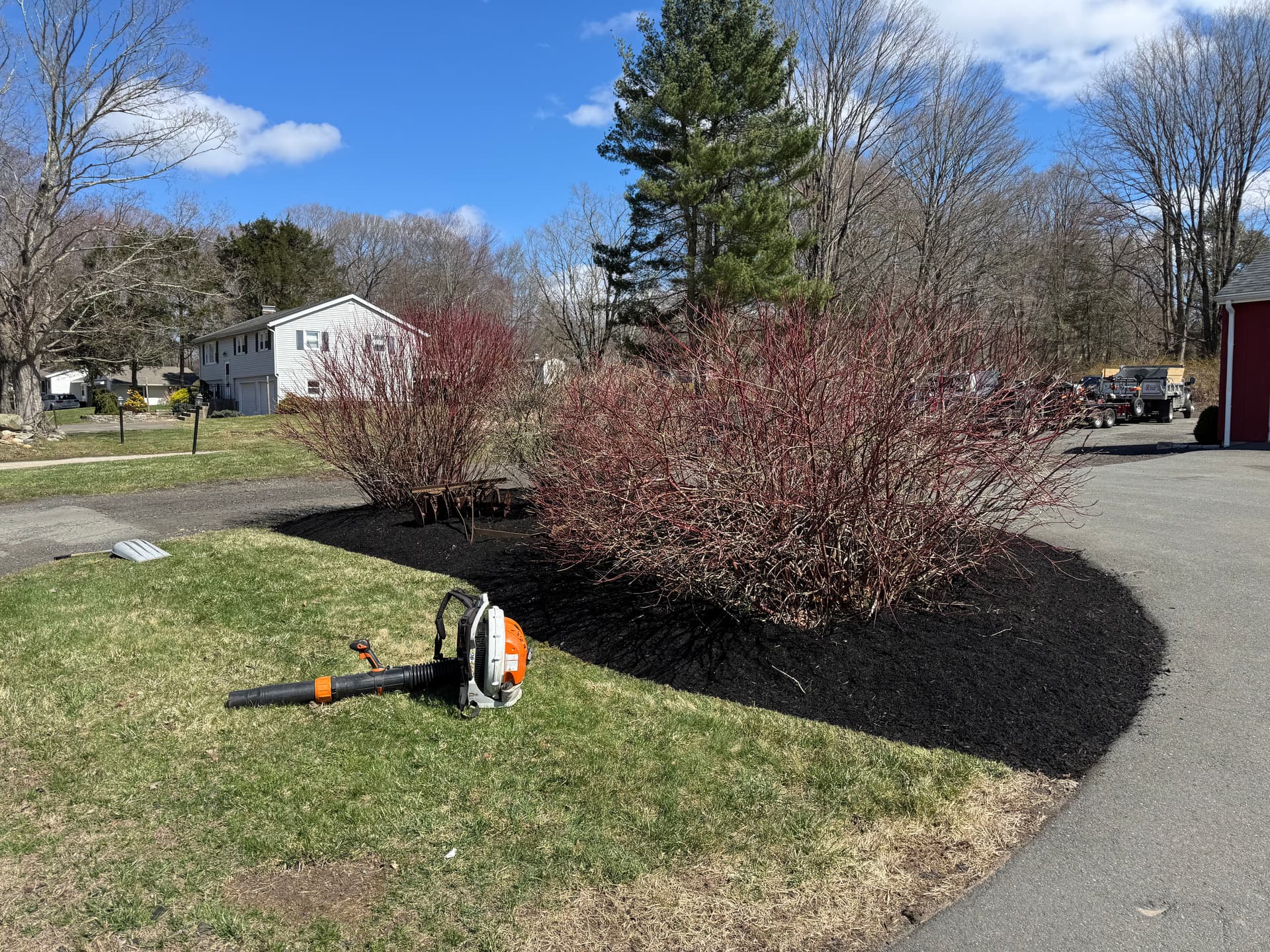 Gallery photos for Fresh Mulch and Clean Edging on a Commercial Outdoor Space: Image #6